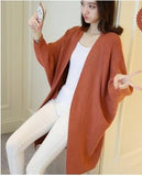 2022 Knitted Sweater Women Long Cardigans Autumn Winter Stitch Poncho Female Loose Size Shawl Cape Jacket Coat Trench Parkas 3XL