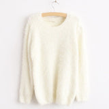 Baju Sweater Cantik Hangat O-Neck dan Pullover Long Sleeve - Cantik Menawan