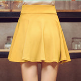 Skirt Wanita High Waist Elastic Mini Skirt - Cantik Menawan