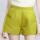 Celana Pendek Casual Slim A Word Wide Leg Shorts Loose Cotton - Cantik Menawan