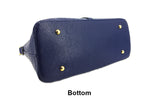 Tas Wanita Alligator Asli Fur PomPom Ball Handbag Shoulder Messenger 4 Pcs Komplet - Cantik Menawan