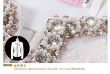 Pakaian Wanita Cantik & Elegant - Short Design Elegant Beaded Diamond Slim Long Sleeve - Cantik Menawan