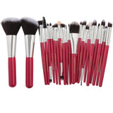Makeup Brush Wanita Set 20/22Pcs Beauty Kuas Wanita Set Cosmetic Foundation - Cantik Menawan