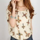 Blouse Wanita Multi Color & Model Shirt Chiffon Cantik - Cantik Menawan