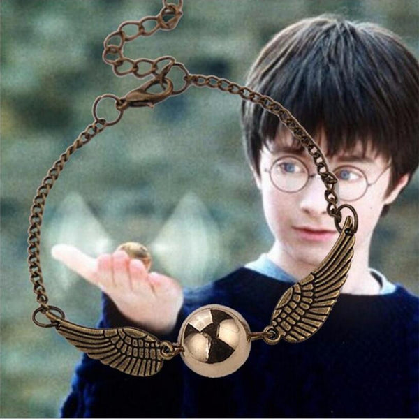 ⧝ Gelang Magic Dari Harry Potter (Academy Deathly Hallows Golden Snitch) - PROMO⧝ - Cantik Menawan