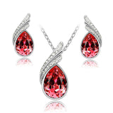 Austrian Crystal Jewelry Sets - Silver And Gold Plated Jewelry Sets - Cantik Menawan