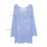 Crochet Floral Lace Embroidery Dress - Cantik Menawan