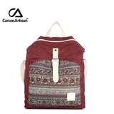 Top Quality Women Canvas Backpack- Dual Purpose Shoulder Bag - Crossbody Bag - Cantik Menawan