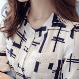 Baju Kerja Wanita Elegant Striped untuk Baju Kantor atau Pakaian Kerja Resmi - Cantik Menawan