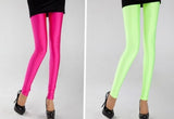 Multiple Color Neon Leggings Fashion Slim High Elastic Women - Cantik Menawan