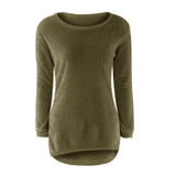 Fashion Baru Sweater Wanita Cantik Long Sleeve Soft Smooth Warm - Cantik Menawan