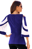 Pakaian Blouse Wanita Model Terbaru Desain Cold Shoulder Cantik - Cantik Menawan