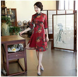 Dress Wanita Baru dan Modern Cheongsam Style Cina - Cantik Menawan