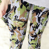 Celana Legging Wanita Print Leggings Summer Style Soft Skin Material - Cantik Menawan