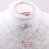 Beli 1 Dapat 3 Set Perhiasan Butterfly Jewelry Kalung Anting dan Gelang - Cantik Menawan