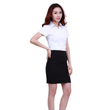 Kemeja Putih Wanita Terbaru untuk Kerja dan Casual Slim Office Blouse - Cantik Menawan