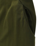 Dress Wanita Kekinian Oneck Long Sleeve Folds Vintage Loose Casual Solid Pockets Short Dresses - Cantik Menawan
