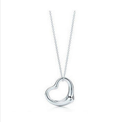 Kalung Peach Heart Pendant Necklace - Cantik Menawan