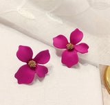 Ongkos Kirim 2pcs-  Anting Wanita Model Kelopak Bunga Cantik - Cantik Menawan