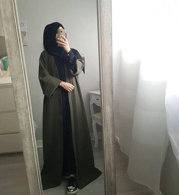 Dress Wanita Cantik Abaya Dubai Kimono Style - Cantik Menawan